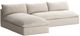 Four Hands Grant 2-Piece Fabric Outdoor Chaise Sectional -0