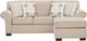 Affordable Furniture 5340 2-Piece Tycoon Khaki Right-Arm Facing Sofa Sectional and Chaise-0
