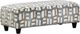 Fusion Furniture Amos Dusk Bogart Slate Cocktail Ottoman-0