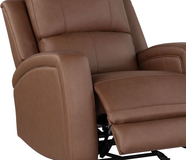 Leather Italia™ Cambria Aria Brown Haven Power Glider Recliner with Lumbar-1