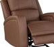 Leather Italia™ Cambria Aria Brown Haven Power Glider Recliner with Lumbar-1