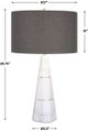 Uttermost® Citadel White Marble Table Lamp-2
