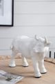 A & B Home Hector White Cow Statuette -5