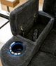 Parker House® Dalton Lucky Charcoal Power Loveseat-2