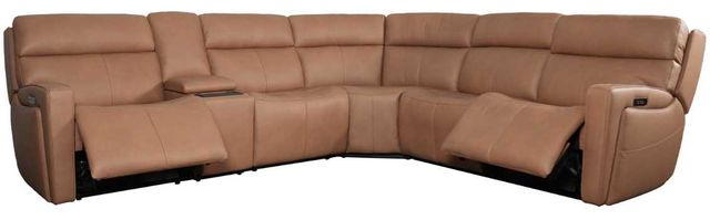 Liberty Furniture Chase 6-Piece Oslo Antelope Power Reclining Sectional-1