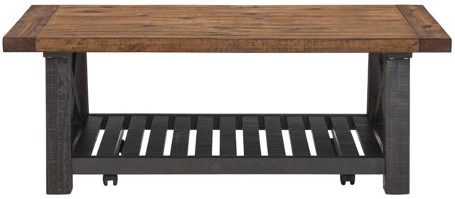 Martin Svensson Bolton Natural Coffee Table with Black Satin Base-2