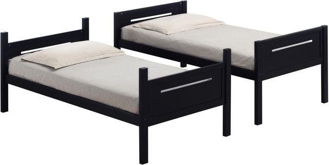 Coaster® Littleton Black Twin/Twin Bunk Bed-2