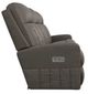 La-Z-Boy® Finley Otter Leather Power Wall Reclining Sofa with Headrest and Lumbar-3