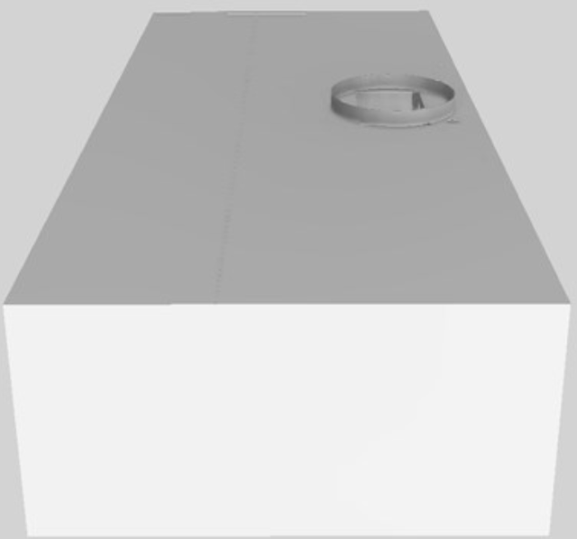 Vent-A-Hood® 54" White Wall Mounted Range Hood-1