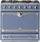 La Cornue CornuFe´ 90 36" Provence Blue Pro Style Dual Fuel Range-0