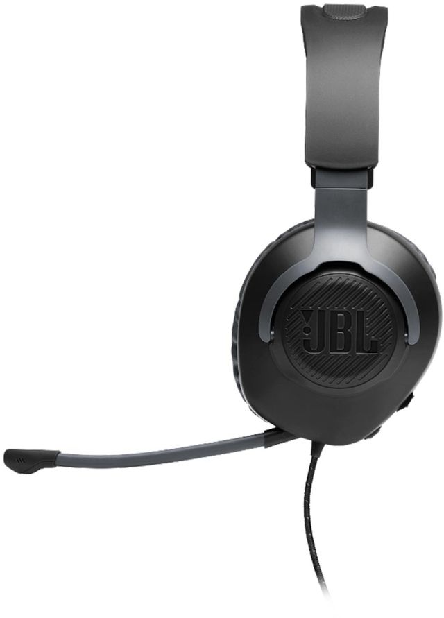JBL Quantum 100 Black Wired Over-Ear Gaming Headphones with Mic-6