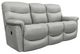 La-Z-Boy® James Dove Gray Manual Reclining Sofa-0