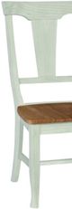 John Thomas Furniture® Vista Hickory/Shell Panel Back Dining Side Chair-1