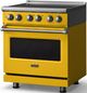 Viking® 5 Series 30" Daffodil Pro Style Induction Range with Polished Chrome Trim-3