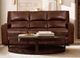 Furniture of America® Soterios Medium Brown Power Reclining Sofa-2