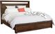 aspenhome® Modern Loft Brownstone King Panel Storage Bed-0