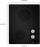 Whirlpool® 15" Black Electric Cooktop with Easy Wipe Ceramic Glass-1