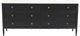 Moe's Home Collection Eleanor Black Dresser with White Marble Top-0
