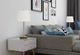 Cal® Lighting & Accessories Chester Brushed Steel/Wood Table Lamp-1