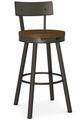 Amisco Customizable Lauren Swivel Bar Stool-0