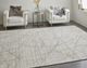 Feizy Whitton Ivory/Charcoal 5'x8' Area Rug-5
