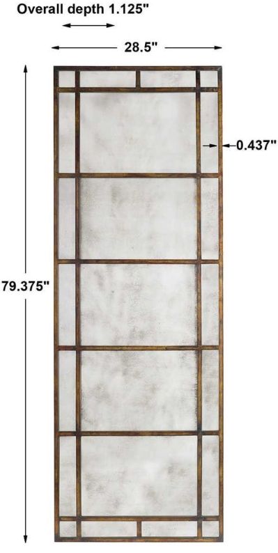 Uttermost® Avidan Antique Bronze Mirror-3