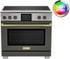 BlueStar® 36" Custom Color Match Paint Pro Style Induction Range-0