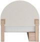 Signature Design by Ashley® Shapella Tan/White Youth Full 2-Drawer Upholstered Storage Panel Bed-4