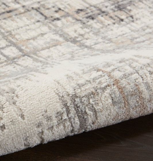 Nourison Home™ Elation Gray Ivory 5'x7' Style 1 Area Rug-4