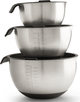 CLOSEOUT Napoleon Stainless Steel 3 Piece Marinating Bowl Set-1