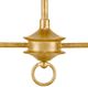 Currey & Company Nottaway Gold Linear  Chandelier-4