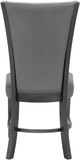 Crown Mark Camelia Gray Dining Side Chair-2