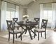 New Classic® Home Furnishings Gulliver 5-Piece Rustic Brown Dining Set-1