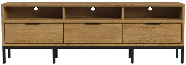 Intercon Newport Natural Oak 85'' TV Console-2
