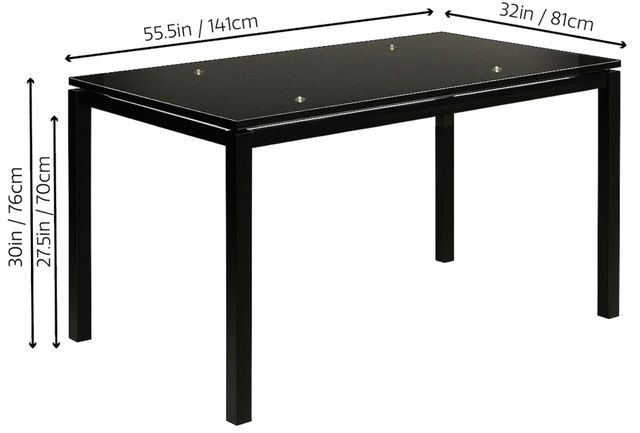 Cramco Como Black Dining Table-3
