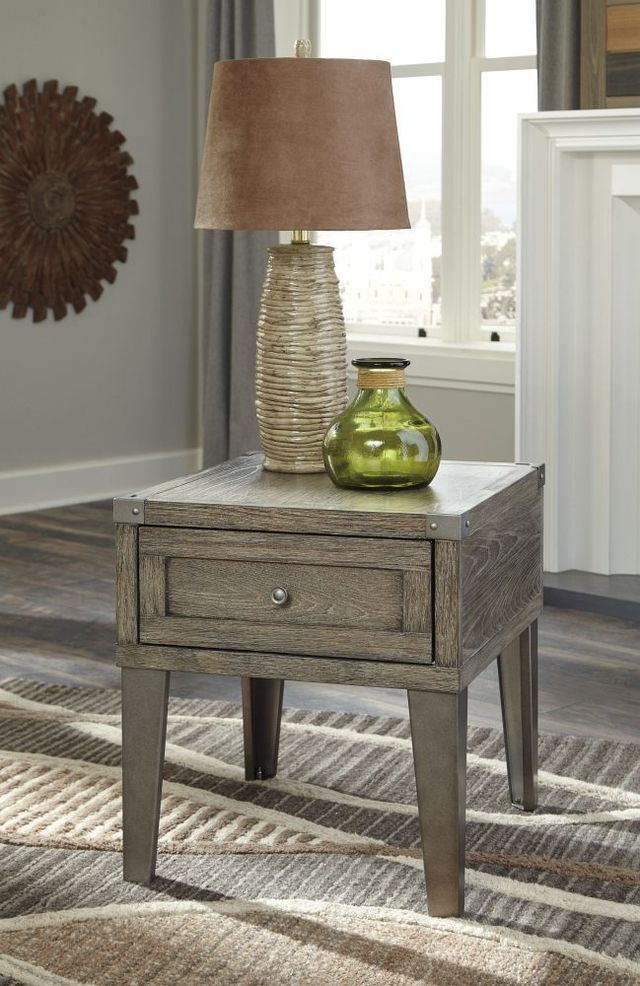 Signature Design by Ashley® Chazney Rustic Brown End Table-2