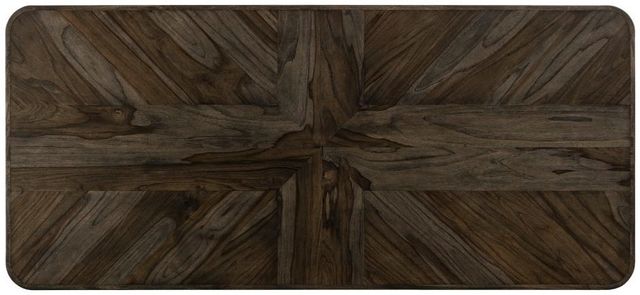 International Furniture Direct Balam Stained Dark Dining Table-4