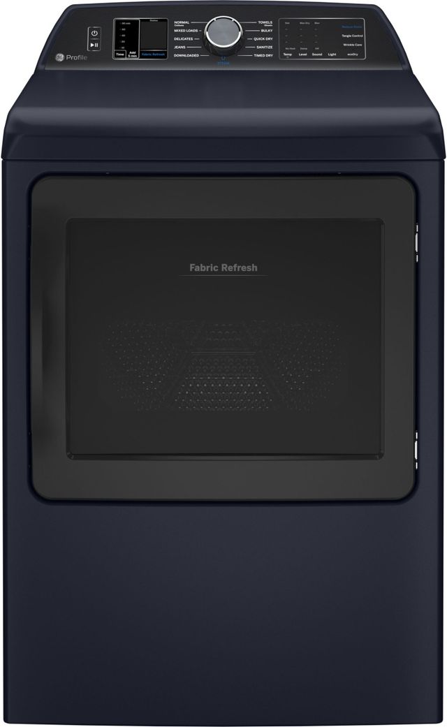GE Profile™ 7.3 Cu. Ft. Sapphire Blue Front Load Electric Dryer-0