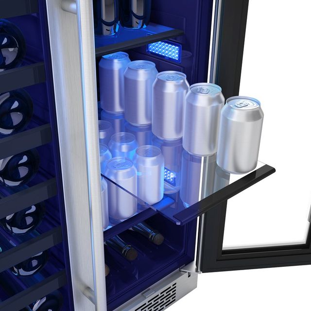 Zephyr Brisas 5.2 Cu. Ft. Stainless Steel Frame Wine Cooler-2