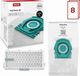 Miele Vacuum HyClean® Air Vacuum Bag 8-Pack for Guard L1 and Guard S1 with HEPA AirClean Filter-1
