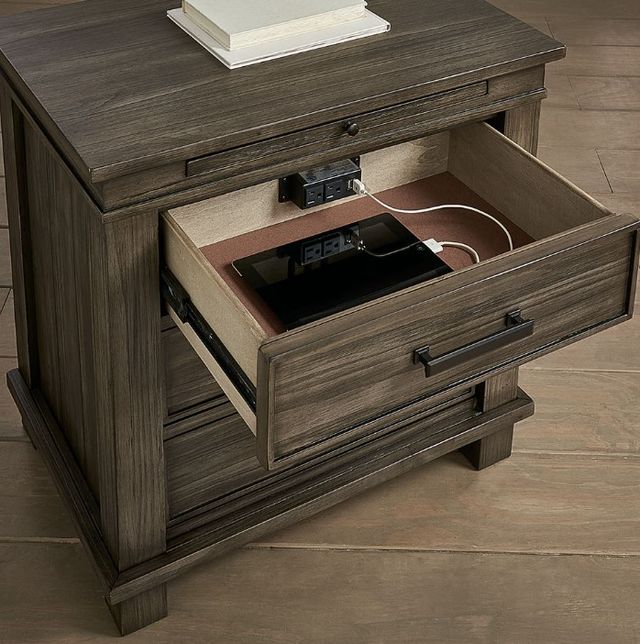 A-America® Glacier Point Graystone Nightstand-1
