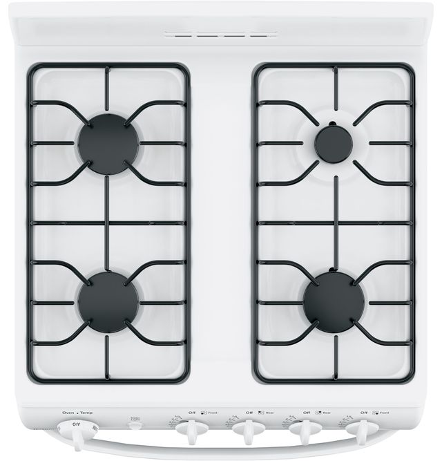 Hotpoint® 24" White Freestanding Gas Range-2