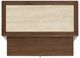 Hooker® Furniture Driftwood Worn Saddle Nightstand with Stone Top-2