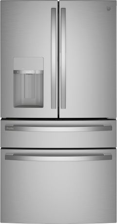 GE Profile™ 36 in. 27.6 Cu. Ft. Fingerprint Resistant Stainless Steel French Door Refrigerator