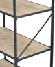 A & B Home Black/Natural Shelf-3