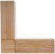 Linon Norah Apple Green/Natural White Nook Bench with Cushion Set-5