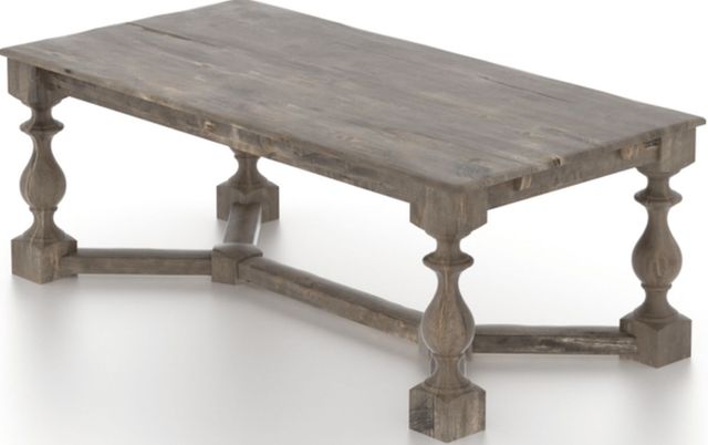 Canadel Customizable Champlain Shadow Washed Rectangular HP Base Dining Table-2