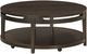 aspenhome® Sutton French Roast Round Cocktail Table-0
