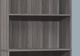 Monarch Specialties Inc. 72"H Grey 5 Shelves Bookcase-3