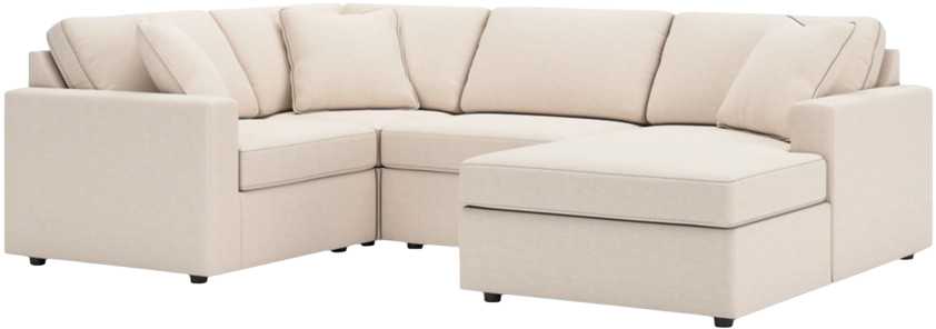 Modmax 4 Piece Modular Sectional with Chaise Modmax 4 Piece Modular Sectional with Chaise
